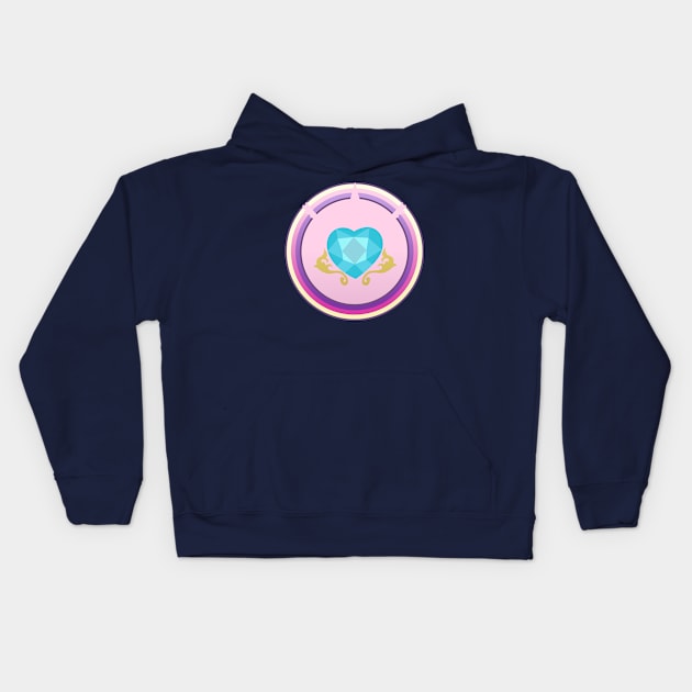 Subtle Brony - Princess Cadence Cutie Circle Kids Hoodie by nimaru